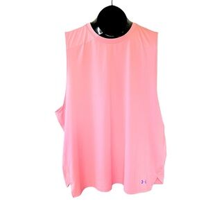 Under Armour Pink RUSH Loose Fit Performance Tee